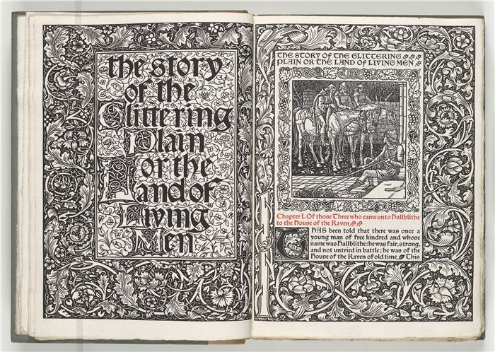 William Morris, The Story of the Glittering Plain, 1894. © Royal Collection Enterprises Limited 2024 | Royal Collection Trust
