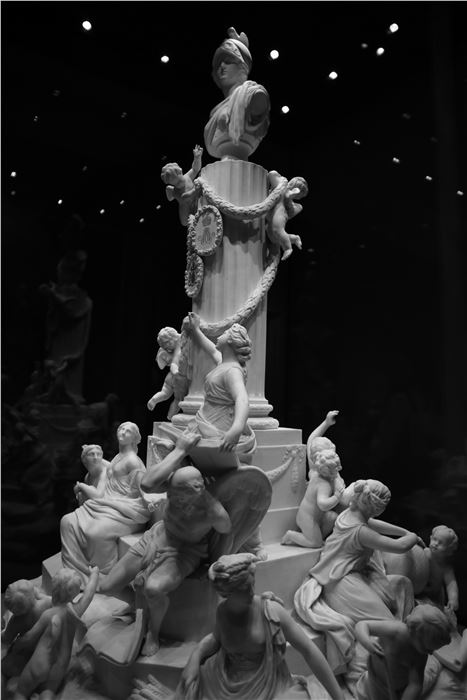 Sèvres Porcelain Factory, Le Parnasse (Parnassus), 1911-13, Biscuit porcelain. Royal Collection Trust. Photograph by the author. 