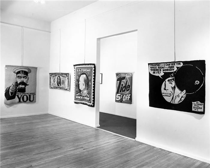 Odd Man In, installation of Dorothy Grebenak’s work at Allan Stone Gallery, 1964.