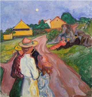 Sankthansnatt (Midsummer Night - Edvard Munch