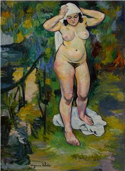 Nu au paysage - Suzanne Valadon